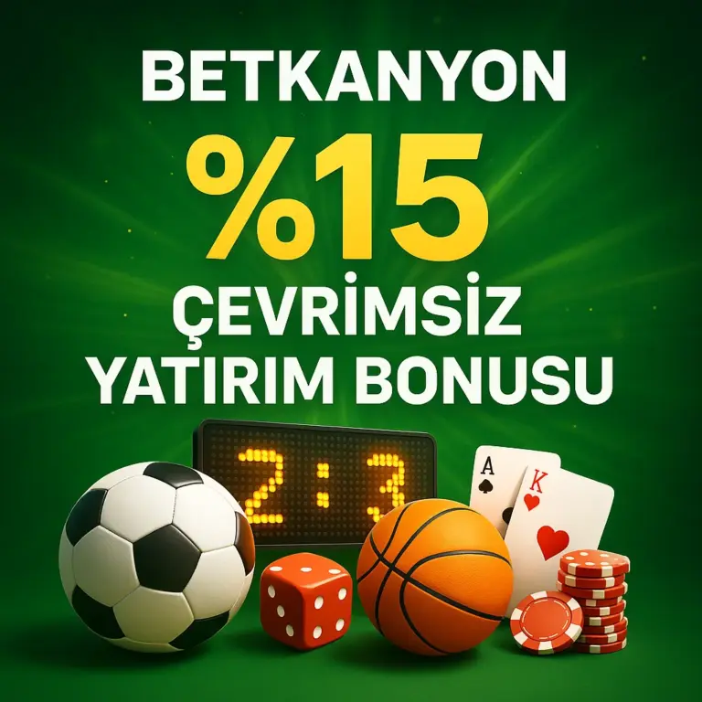 Betkanyon Çevrimsiz Yatırım Bonusu